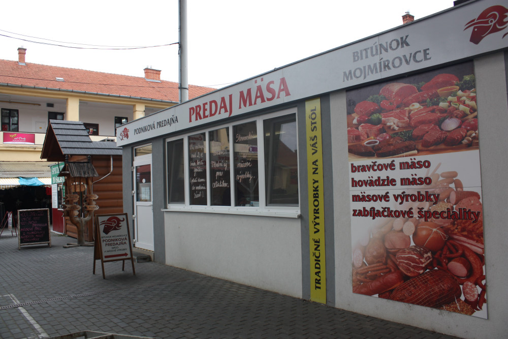 Predajňa, mestská tržnica, Nitra